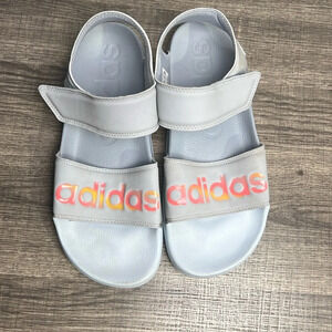 Adidas Women's Adilette Water Walking Comfort Sandals Color Gray Size 9